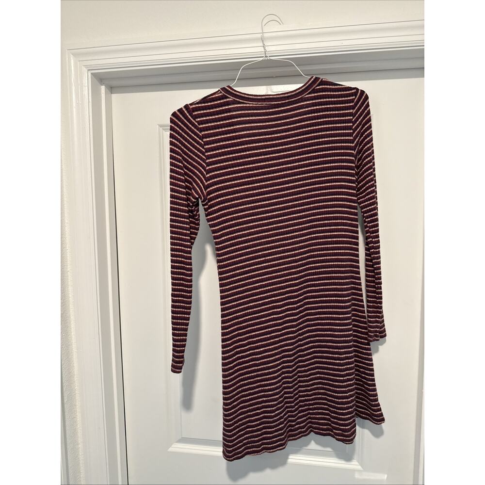 American Eagle Women’s Small Long Sleeve Striped Mini Dress - Picture 7 of 7
